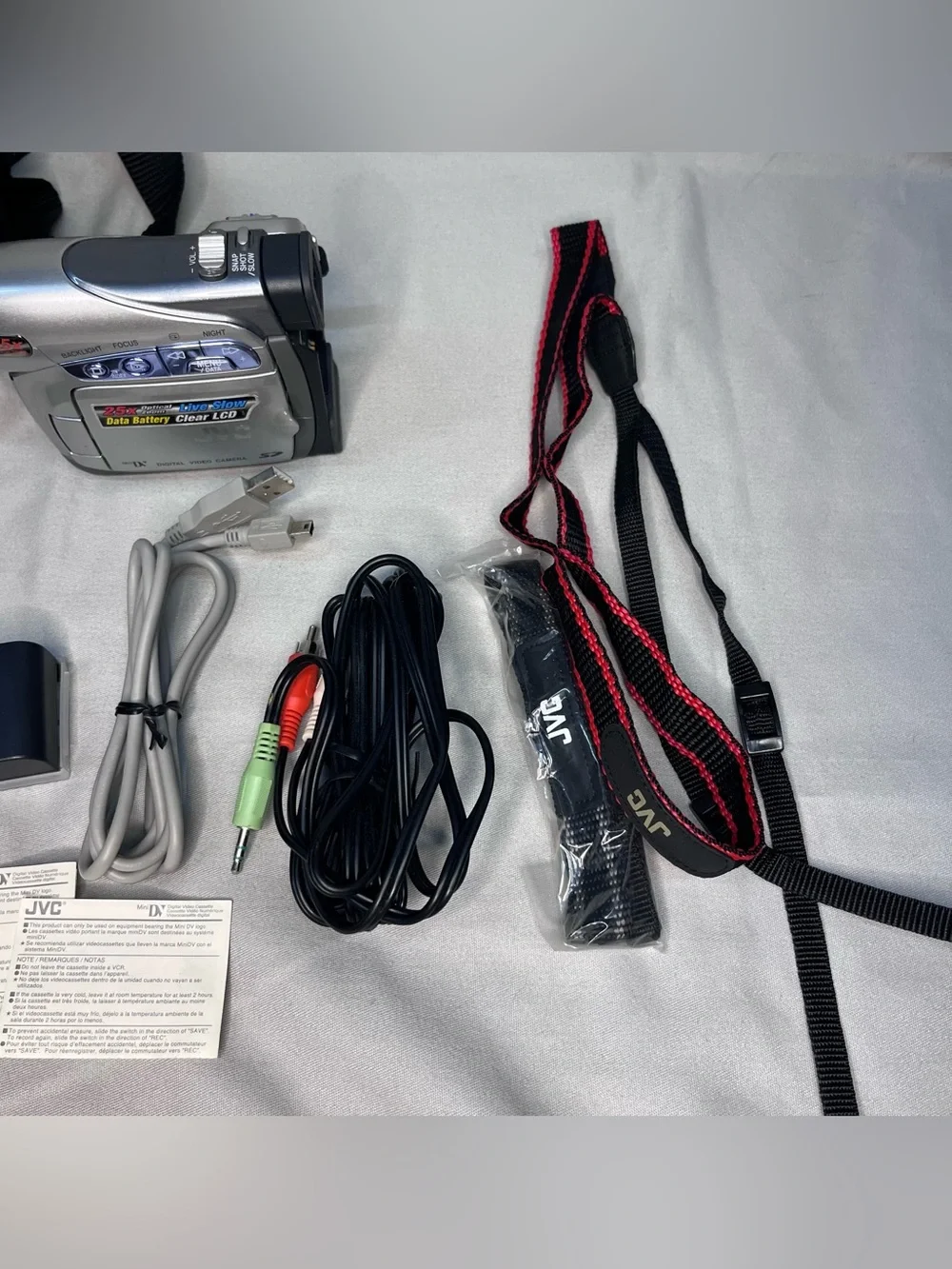 JVC GR-D275U Mini DV Camcorder Tested Working Video Transfer PLEASE READ